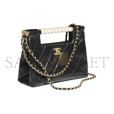 CHANEL PEARL HANDLE BAG AS5413 (24*18*8cm)